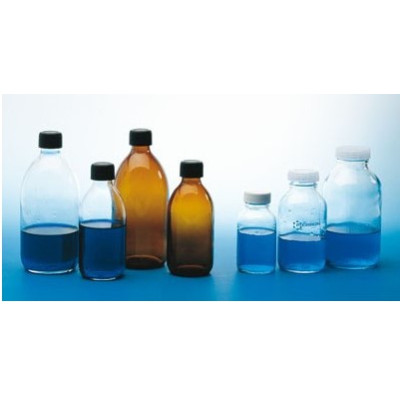 FRASCO  VIDRIO TRANSP C/TAPON 1000ML