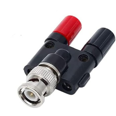 ADAPTADOR BNC MACHO-2X BANANAS 4MM