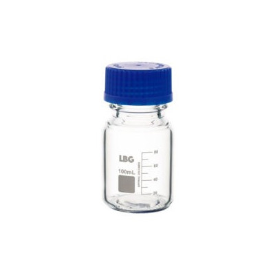 FRASCOS TRANSPARENTE B/A 100ML AUTOCLAVABLE 10UND