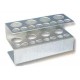 SUPORTE DE ALUMINIO PARA 16 TUBOS