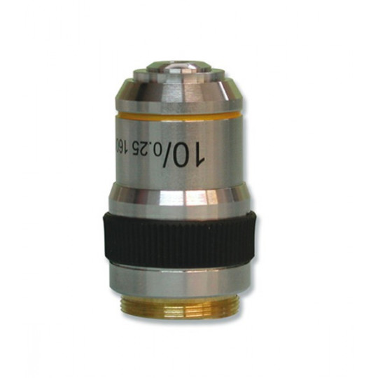 OBJETIVO ACROMÁTICO PARA MICROSCOPIOS 10X (0,25 AN) OBJETIVO ACROMÁTICO PARA MICROSCOPIOS 10X (0,25 AN)