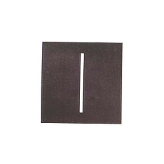 DIAFRAGMA CON UNA RENDIJA EN VIDRIO