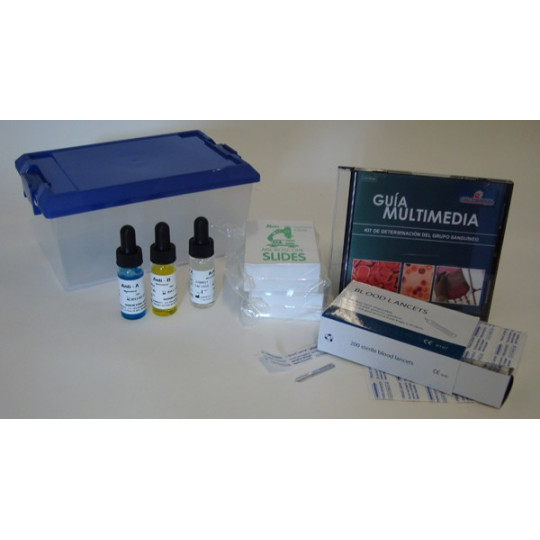 KIT DE DETERMINACIÓN DEL GRUPO SANGUÍNEO KIT DE DETERMINACIÓN DEL GRUPO SANGUÍNEO