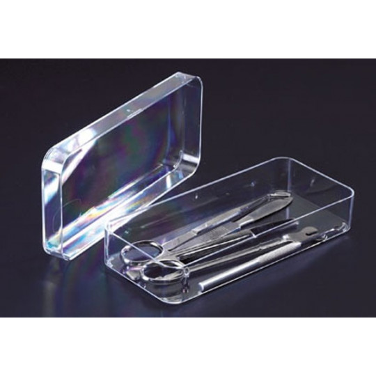 CAJA DE PLÁSTICO PARA INSTRUMENTOS DE DISECCIÓN