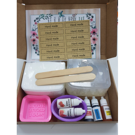 Kit para hacer jabones de glicerina. Curiosite