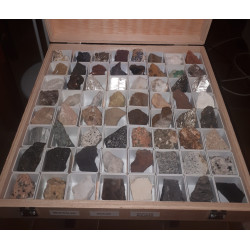 COLECCIÓN DE ROCAS, MINERALES Y ROCAS PULIDAS