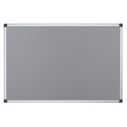 Tablón anuncios Maya ignífugo fieltro gris