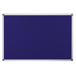 Tablón anuncios Maya ignífugo fieltro azul