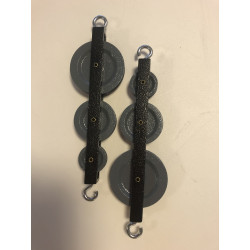 POLIPASTO DOS POLEAS TRIPLES 40 30 Y 20