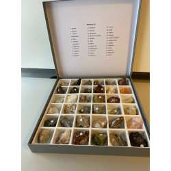 Colección de 36 minerales