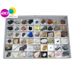COLECCIÓN DE 162 ROCAS Y MINERALES