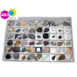 COLECCIÓN DE 162 ROCAS Y MINERALES