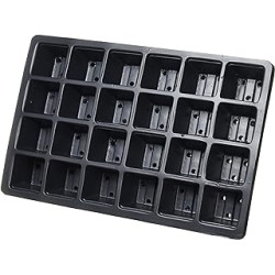 Bandeja de sementeira com 28 alvéolos