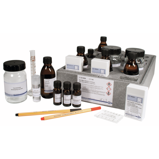 CONJUNTO CROMATOGRAFIA EM CAPA FINA