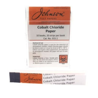 TIRAS TEST COBALTO CLORURO 100UND