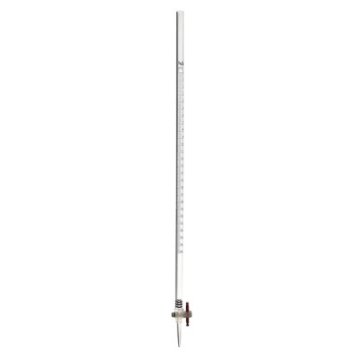 BURETA PLÁSTICO GRADUADA 50ML CON LLAVE DE PTFE