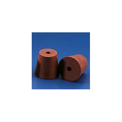 TAPON GOMA HORADADO 14X20MM