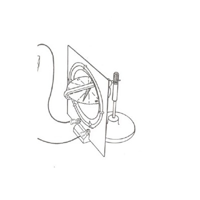 AGUJA MAGNÉTICA CON LIMBO GRADUADO