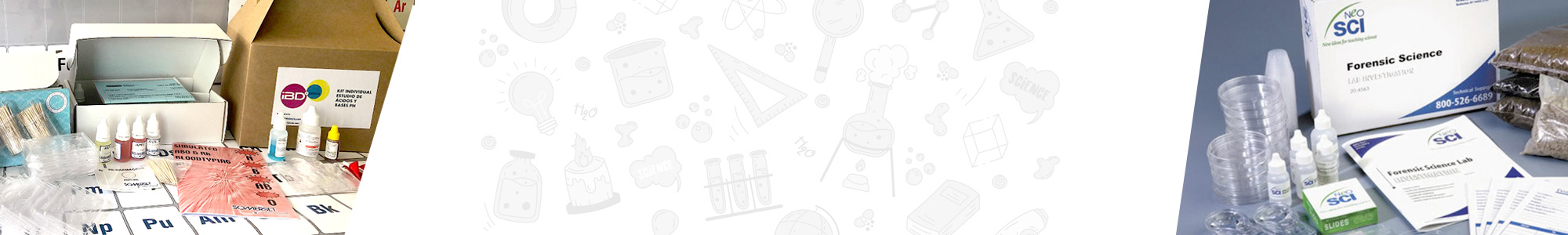 Kits para prácticas de ciencias